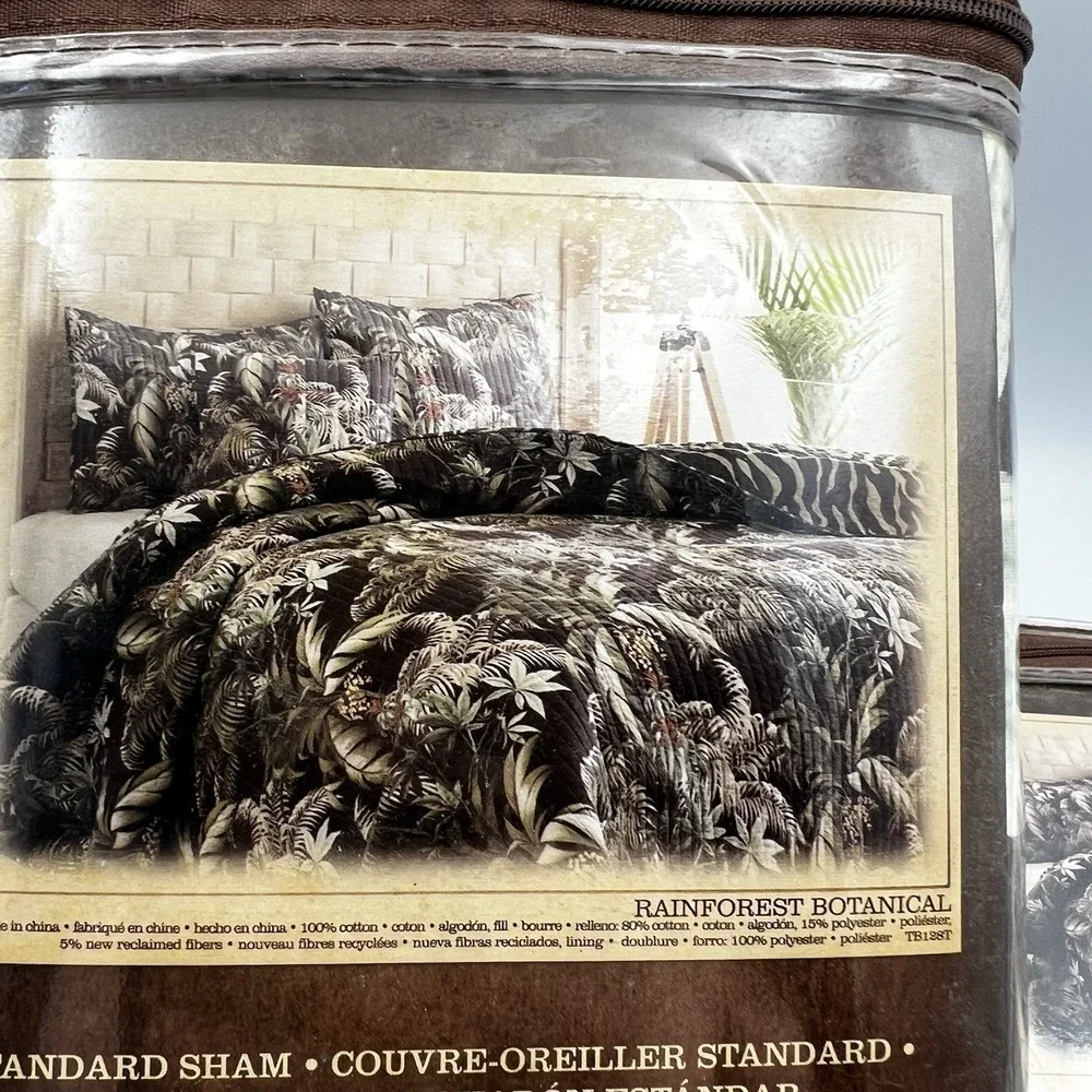 NEW! Tommy Bahama Home Rainforest Botanical Standard 20